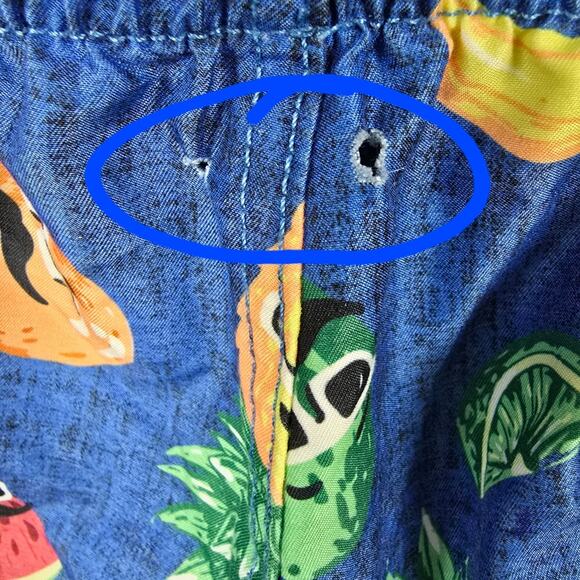 Trunks Surf & Swim Co. Swim Trunks Graphic Print Pool Beach Shorts Swimwear L - Picture 10 of 13